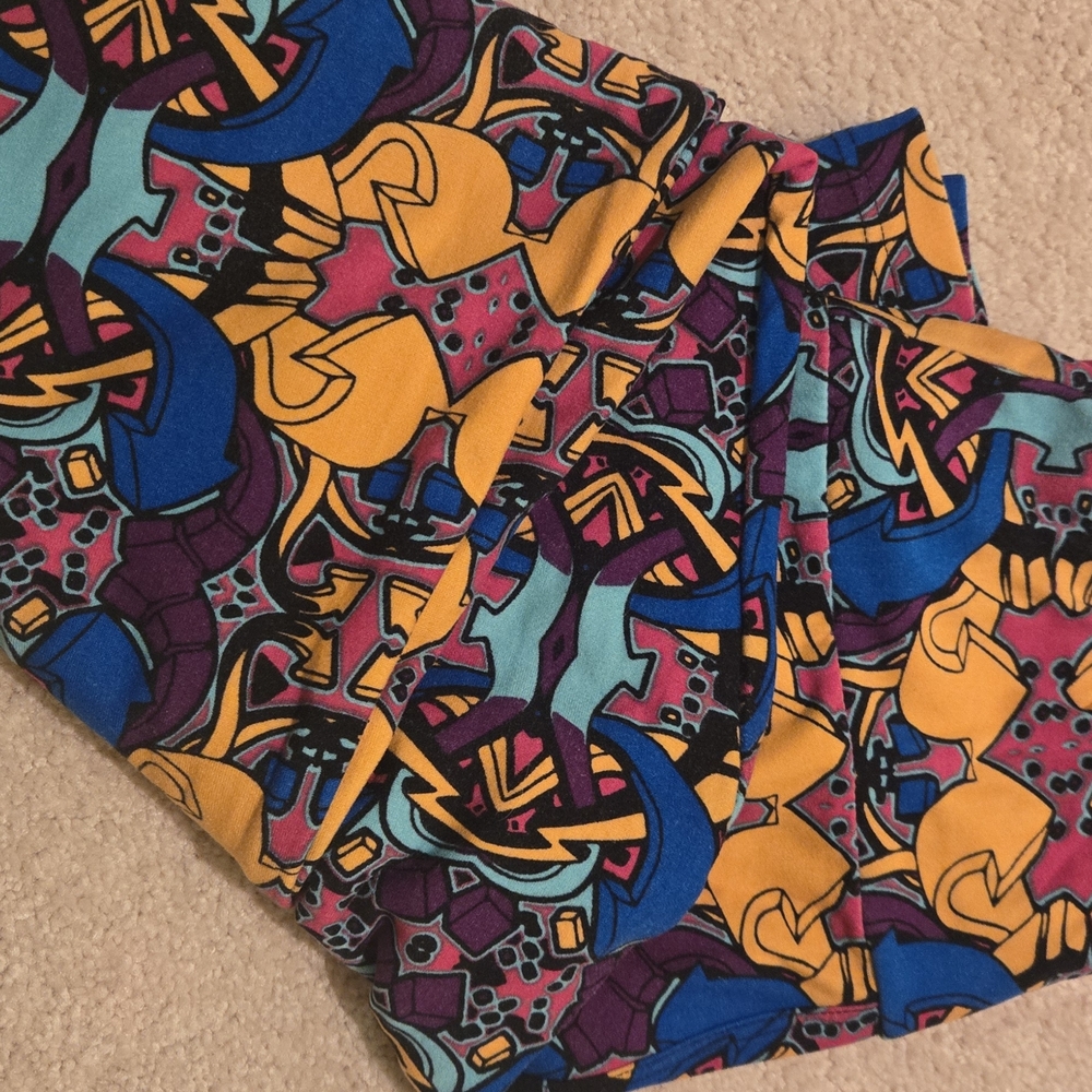 LulaRoe Vibrant Patterned Women's Leggings